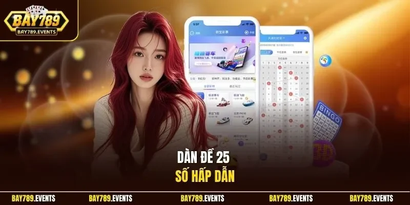 Dàn đề 25 số hấp dẫn